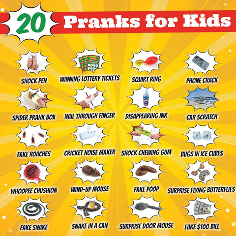 Prank Kit for Kids – 20 Ultimate Practical Jokes & Tricks Set