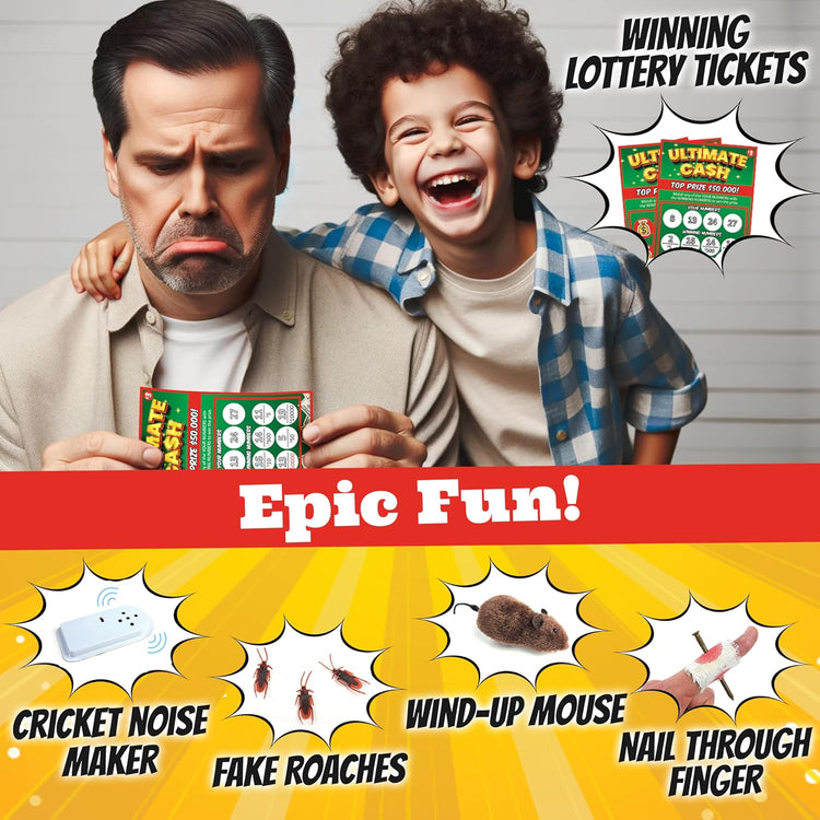 Prank Kit for Kids – 20 Ultimate Practical Jokes & Tricks Set