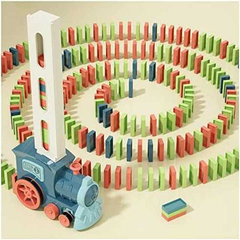 PREPHY Automatic Domino Train Toy Set