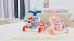 3-in-1 Baby Walker & Activity Center – Early Educational Push Toy with Music Panel