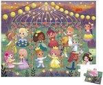 Janod Princesses Suitcase Puzzle - 36 Pieces with Model Poster