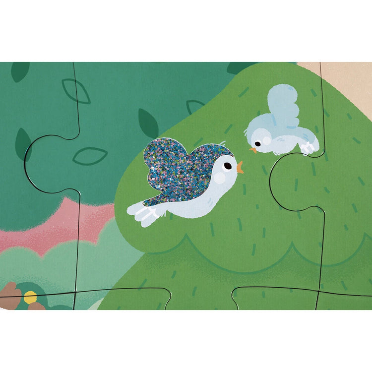 Janod Tactile Forest Puzzle - 20 Pieces with 7 Textures