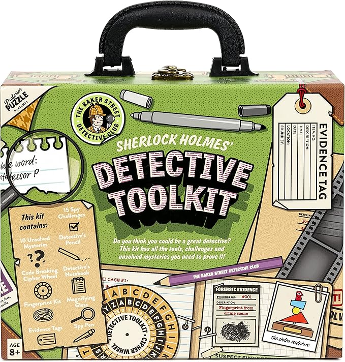 Professor PUZZLE The Detective Toolkit Sherlock Holmes Themed