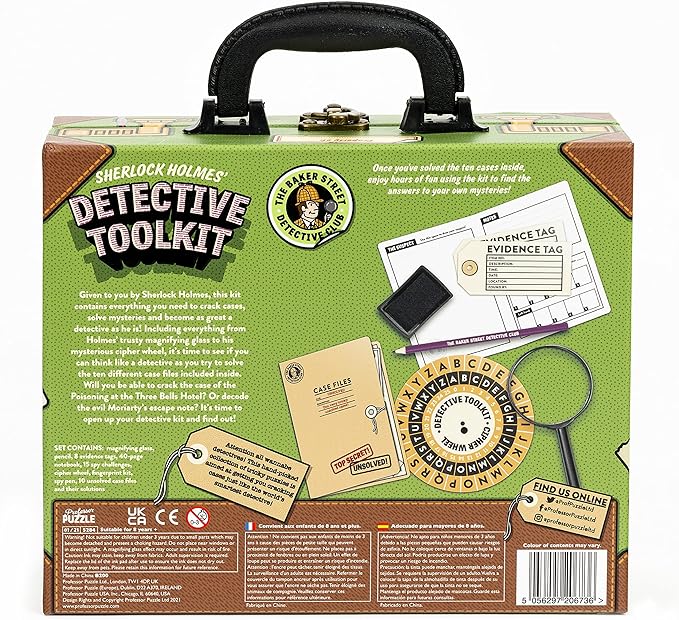 Professor PUZZLE The Detective Toolkit Sherlock Holmes Themed