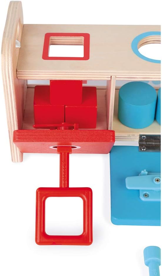 Janod Pure Fabrics Shape Sorter - 4 Pieces and Textures