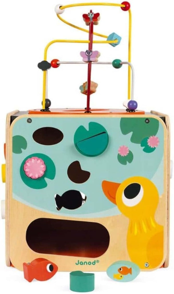 Janod Pure Multi-Activity Cube - 8 Activities and Loops