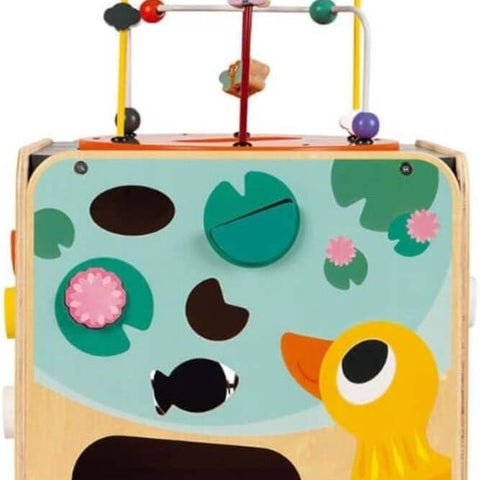 Janod Pure Multi-Activity Cube - 8 Activities and Loops