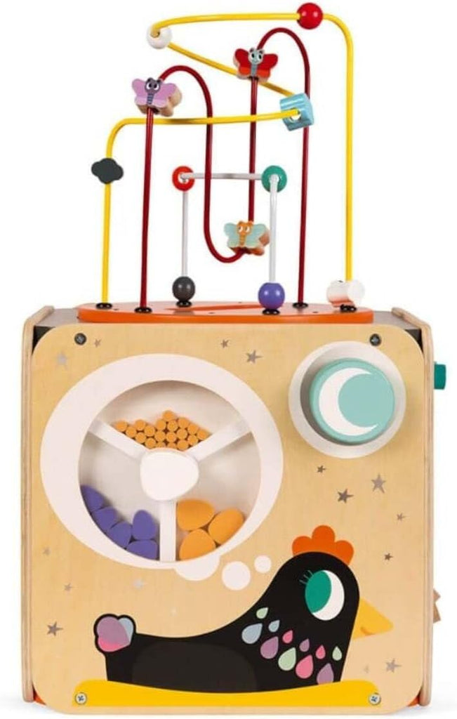 Janod Pure Multi-Activity Cube - 8 Activities and Loops