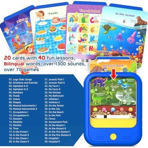 Qiaojoy Educational Learning Tablet for Toddlers