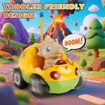 QPOU RC Dinosaur Toy Cars (2-Pack)
