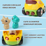 QPOU RC Dinosaur Toy Cars (2-Pack)