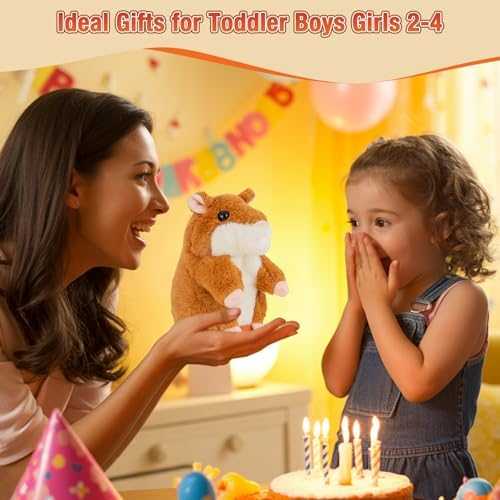 Qrooper Talking Hamster Interactive Plush Toy