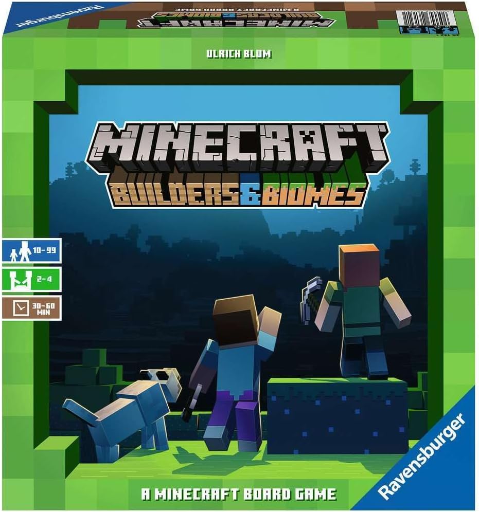 Ravensburger Minecraft: Builders & Biomes - Engaging Strategy Board Game