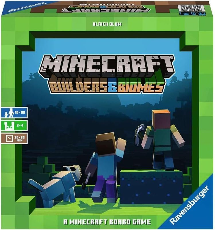 Ravensburger Minecraft: Builders & Biomes - Engaging Strategy Board Game
