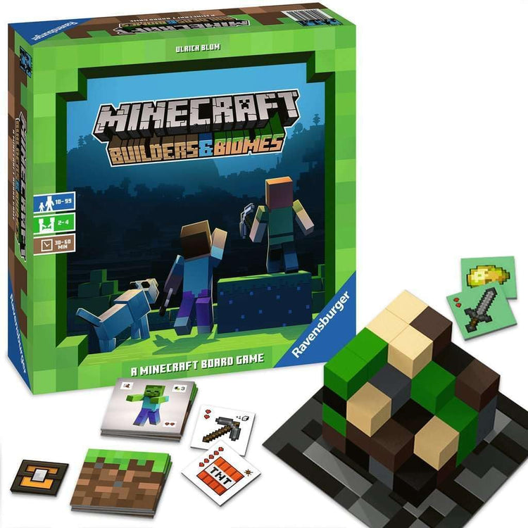 Ravensburger Minecraft: Builders & Biomes - Engaging Strategy Board Game