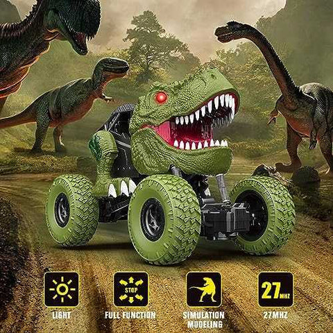 RC Dinosaur Truck 4WD with Lights (Rechargeable)