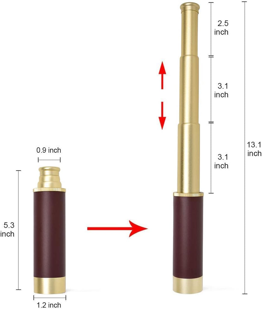 Retro Pirate Telescope Zoomable