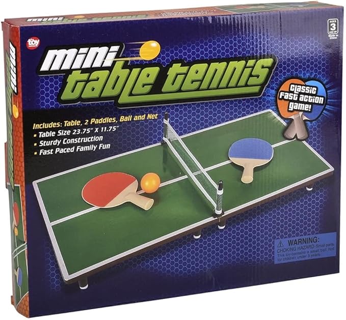 Rhode Island Novelty 24" X 12" Mini Ping Pong Game