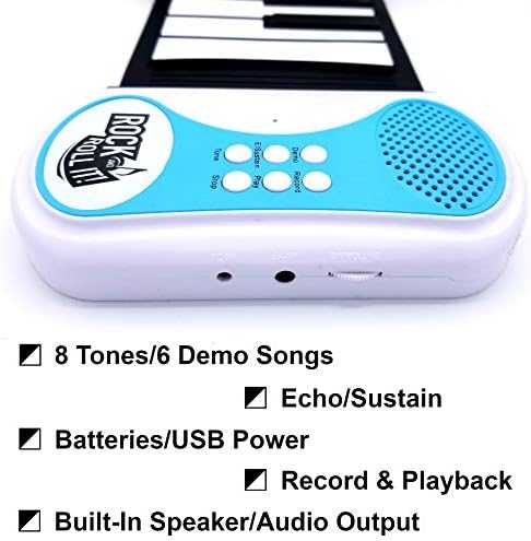 Piano - Roll-Up 49-Key Keyboard for Young Musicians