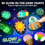 Rock Painting Kit- Glow in The Dark Rock Kit