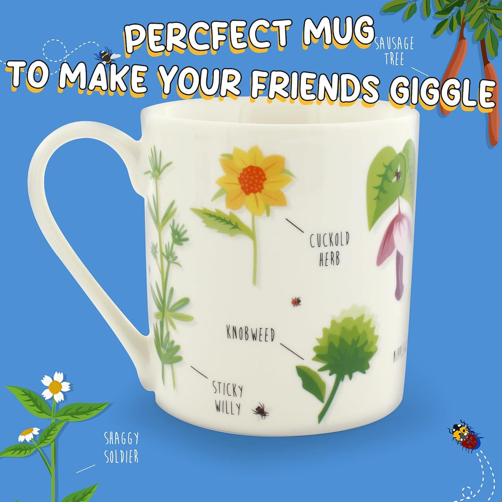 Rude Plants Mug - Ridiculously Rude Names for Gardeners