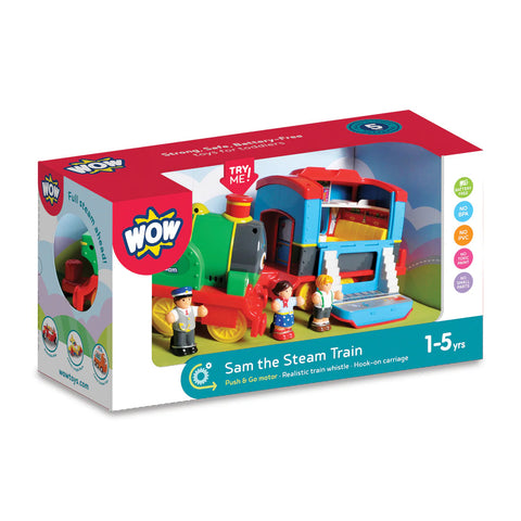 Sam the Steam Train - Push & Go 5-Piece Set