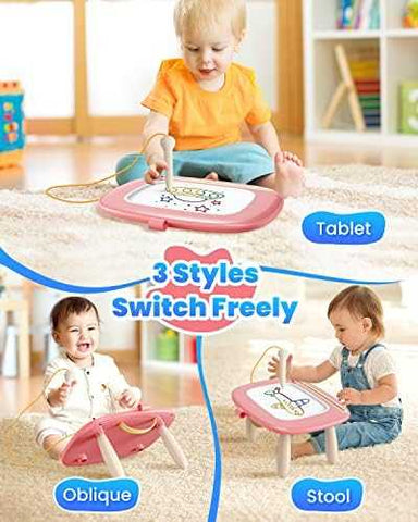 Seimome Magnetic Drawing Doodle Board (Pink)