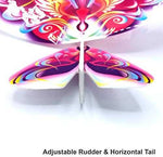 Self Flying eBird Pink Butterfly - No-Remote Flutter Fun
