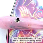 Self Flying eBird Pink Butterfly - No-Remote Flutter Fun