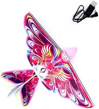 Self Flying eBird Pink Butterfly - No-Remote Flutter Fun