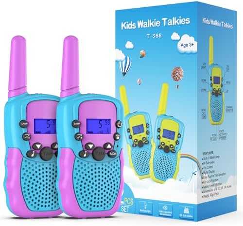 Selieve Kids Walkie Talkies (22 Channels, 3-Mile Range)