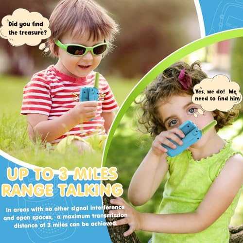 Selieve Kids Walkie Talkies (22 Channels, 3-Mile Range)