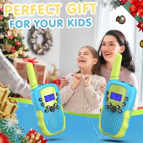 Selieve Kids Walkie Talkies (22 Channels, 3-Mile Range)