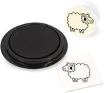 Janod Stampinoo Baby Farm - 5 Easy-Grip Toddler Stamps Set