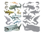 Sharks Tattoos - 50 Temporary Tattoos