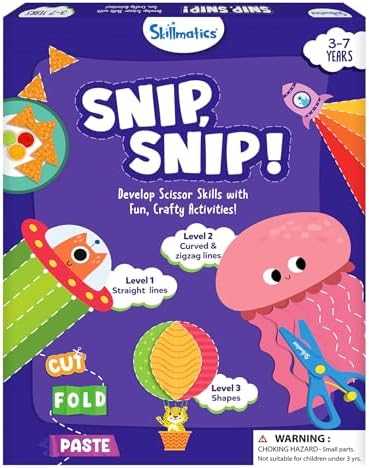 Skillmatics Scissor Skills Activity Book – Snip Snip