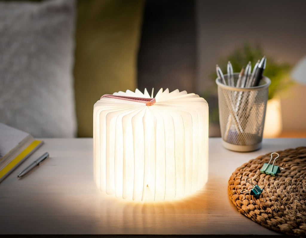 Smart Book Light - Blush Pink