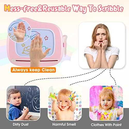 Smasiagon Magnetic Drawing Board (Pink)