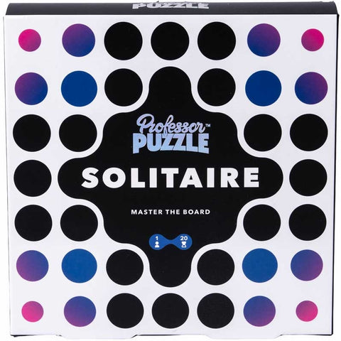 Solitaire - Classic Peg-Jumping Brain Teaser Board Game