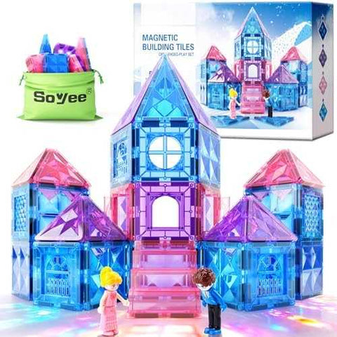 Soyee Diamond Magnetic Building Blocks Princess Set