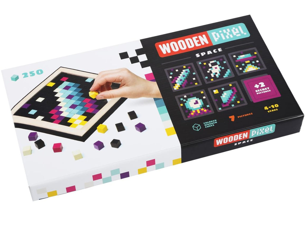 Space Wooden Pixel - Make Mosaics