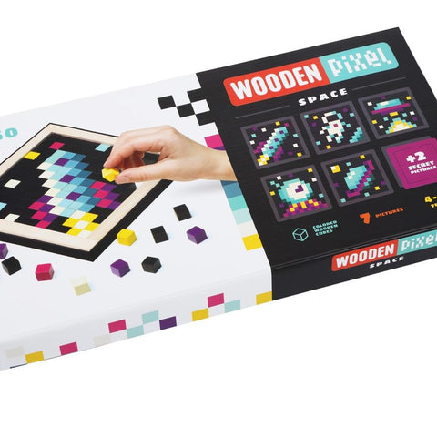 Space Wooden Pixel - Made in Ukraine