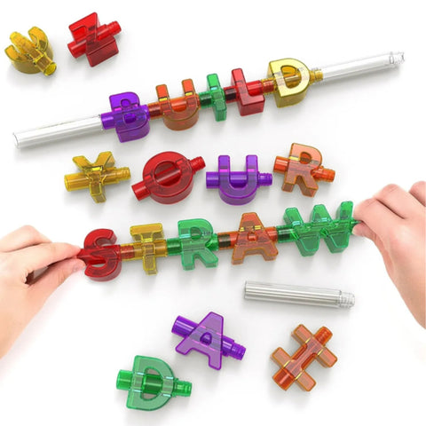 Spelly Interactive Straws - Build Words While You Sip and Play