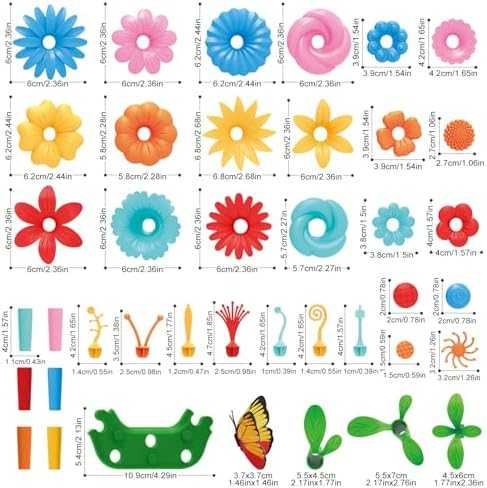 SpringFlower Flower Garden Building Kit (148 pcs)