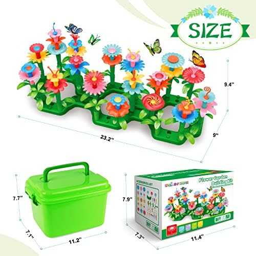SpringFlower Flower Garden Building Kit (148 pcs)