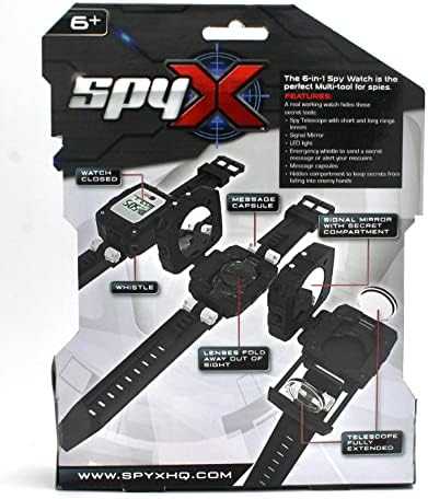SpyX 6-In-1 Watch - Hidden Spy Tools on Your Wrist
