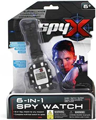 SpyX 6-In-1 Watch - Hidden Spy Tools on Your Wrist