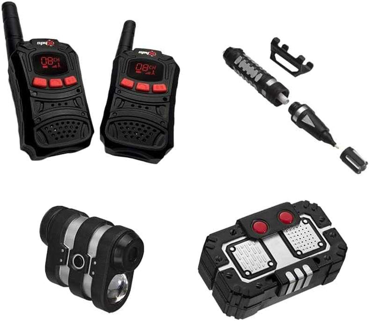 SpyX Secret Agent Comms Kit - 4 Essential Spy Gadgets
