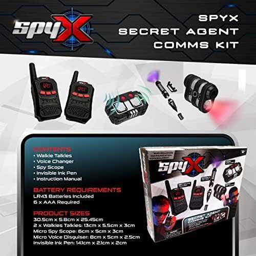 SpyX Secret Agent Comms Kit - 4 Essential Spy Gadgets