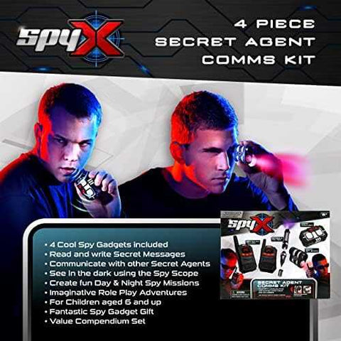 SpyX Secret Agent Comms Kit - 4 Essential Spy Gadgets